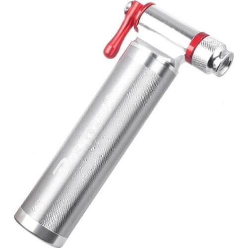 Mini Bicycle Tire Pump Aluminum Alloy Threadless CO2 Emergency Ball Inflatable Tube For US French Nozzle