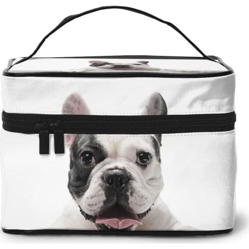 2021 Multi-function Travel Organizer Bag French Bulldog Dog Posing Women Cosmetic Bag Beauty Makeup Toiletry Wash Bags