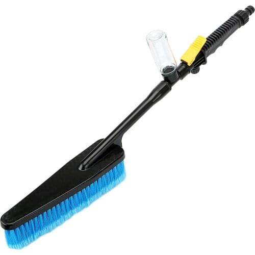 Foam Bottle Washable Water Flow Switch Cleaning Tool Car Care Long Handle Durable Car Wash Brush Car-styling