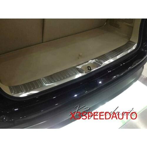 Rear Bumper Inside Door Sill Plate Scuff For Toyota Highlander 2014-2015 2016 2017 Stainless Steel