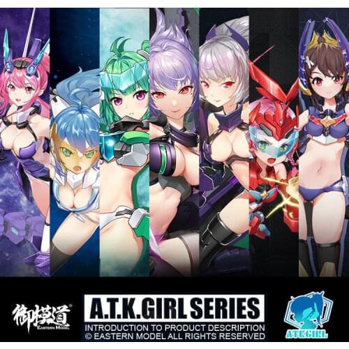 In Stock Three Sections Mobile Suit Girl 1/12 ATKGIRL JK Serqet Scorpion Gundam Gynoid Action figure Assemble Model Toys