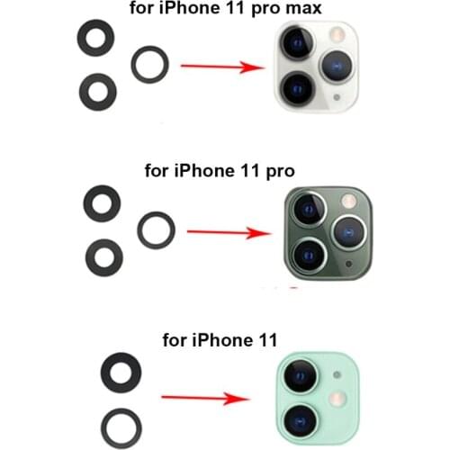 1 Set New Rear Camera Lens For Apple iPhone X XR XS Max11 12 pro max mini Back Camera Glass Replacement Parts