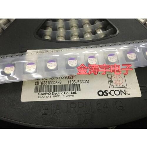 Original new 100% SMD solid state capacitor 10V330UF 8x12 10SVP330M (Inductor)