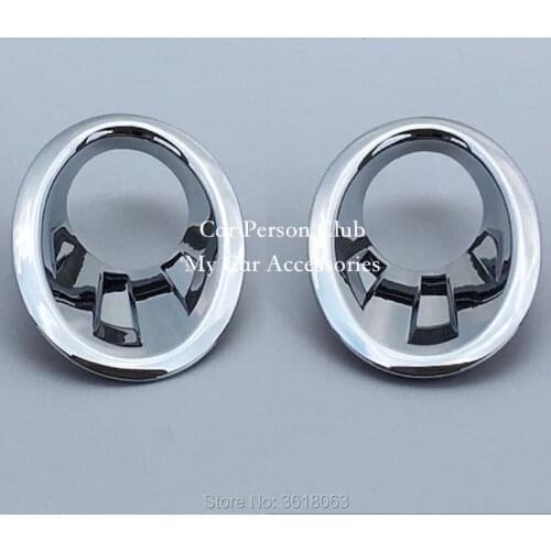 For Nissan Qashqai/Dualis J10 2010 2011 2012 2013 Front Rear Fog Light Cover Lamp Trim Molding Garnish Frame Car Accessories