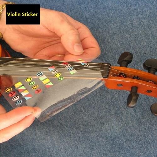 Violin Beginer learning tools 4/4 Violin Fiddle Fingerboard Chord Note Stickers Fret Markers Labels