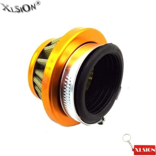 XLSION 44mm Air Filter Cleaner For 2 Stroke 47cc 49cc Engine Mini Moto ATV Dirt Pocket Bike Buggy Go Kart Quad