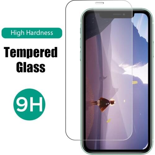 Screen glass on the for iPhone 11 12 Pro max 12mini Tempered Glass for iPhone x xs xr xs max smartphone
