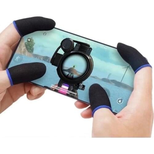 Finger Cover Game Controller Artifact For PUBG Sweat Proof Non-Scratch Sensitive Touch Screen Gaming Finger Thumb Sleeve Gloves