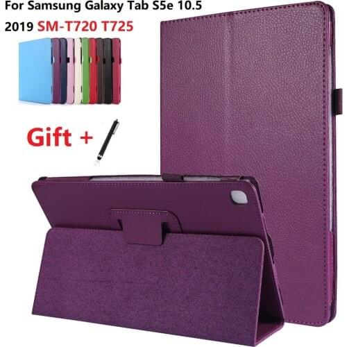 For Samsung Galaxy Tab S5e 10.5 inch Coque Protective Case for TAB S5E 10.5" 2019 T725 T720 hard PC back Cover Stand Shell+ Gift