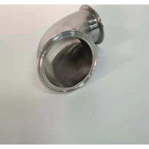 Clamp3" (76) Tri Clamp OD91mm Stainless Steel304 90 Degree Elbow Pipe Fitting