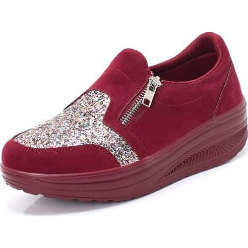 European Brand Designer Spring Sneakers Women Casual Shoes Slimming Swing Shoes Women Platform Increasing Shoes Zapatos Mujer