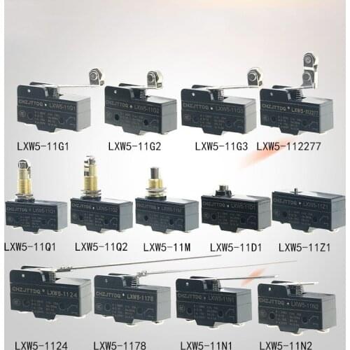 1PCS micro switch limit switch stroke switch small silver contact LXW5-11G1/D1/N1/Q1/G2/N2