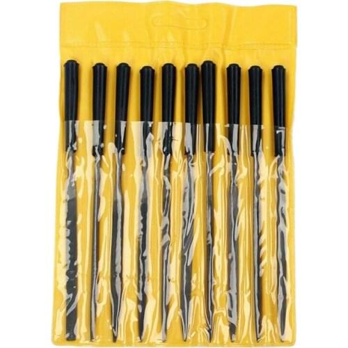 10pcs Professional Guitar Frets Nuts Needle File Set Polished File Rasp Grinding Knife Guitar Repair Tool