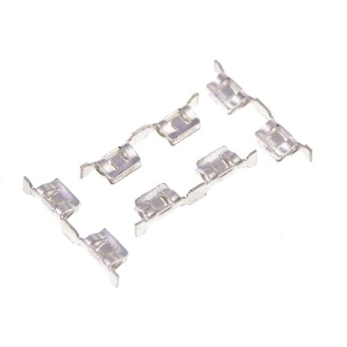100pcs EMI RFI Shield Clip Micro 6.5 mm L 1.28 mm H Surface Mount PCB Shield Thickness 0.2 mm EMI EMC Board shielding SMT