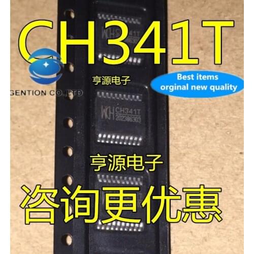 10PCS CH341 CH341T SSOP-20 USB serial port in stock 100% new and original