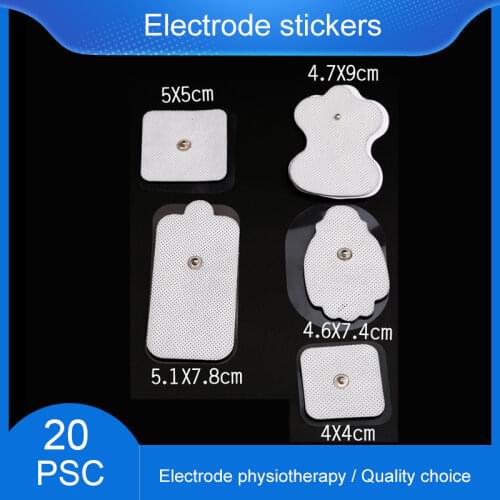 20pcs Self Adhesive Electrodes Pads For Electric masajeador therapy tens healthy For Muscle Pulse Machine Masajeador Electrico