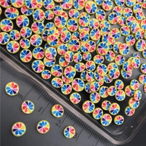 60g Lemon Colorful Polymerclay,Soft Clay Sprinkles For Kids Diy/Craft Diy Making/Nail Art/Scrapbook Decoration/Craft Filler