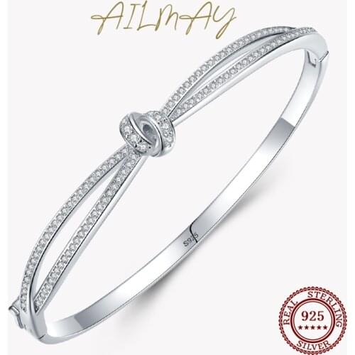 Серебряные браслеты Ailmay China At AliExpress