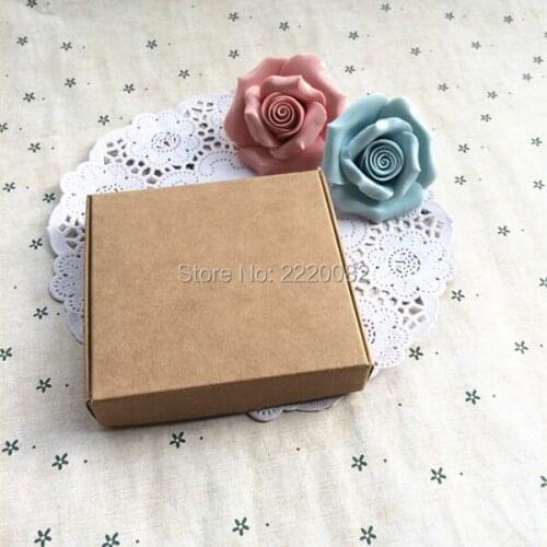 Free shipping 50pcs a lot 9x8.6x1.6cm kraft paper packing box/top grade cardcase/tursty jewelry box/50pcs a lot