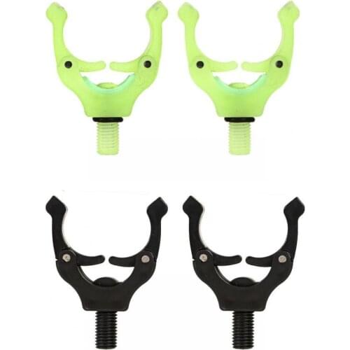 2Pcs Fishing Rod Holder Vertical Magnet ABS Flexible Rod Rack for Banksticks Fishing Rod Pods Hook Loop Outdoor Fishing Gadgets