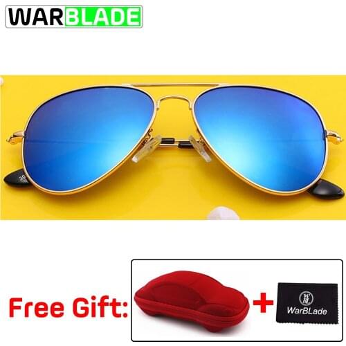 WarBLade Cycling Children Pilot Sunglasses Metal Frame Polarized Lenses Sun Glasses for Children UV400 Protection Kids Eyewear