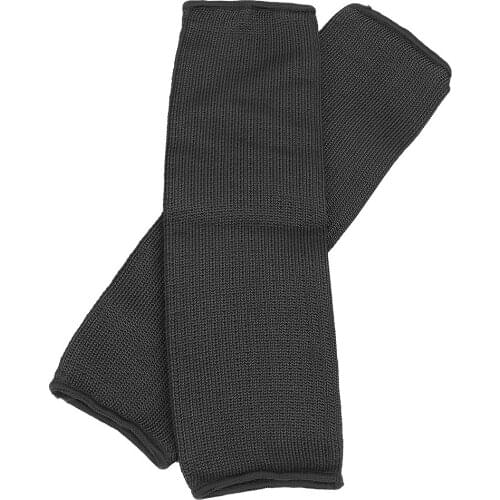 DIYWORK Armband Protector Guard Bracer Steel Wire Cut Proof 1 Pair Anti Abrasion Anti-Cutting Cut Protection Arm Sleeve