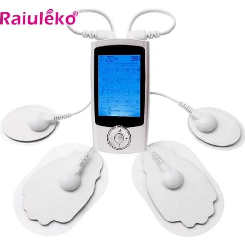 Dual Channel Mini Massager Electrical Nerve Muscle Stimulator Tens Digital Physical Therapy Machine Physiotherapy Boby Massage