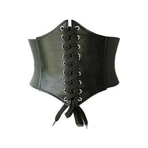 Retro Fashion Women Waist Sculpting Elastic Super Wide Belt Extra Wide TIGHT Corset Tie High Waist Slimming Belt