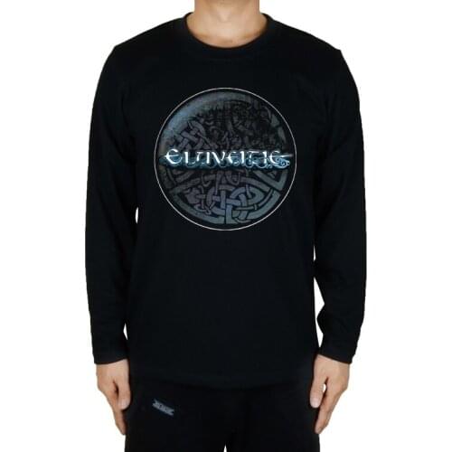 4 kinds Eluveitie Rock full long sleeve Brand black shirt mma fitness Viking Folk Metal Cotton streetwear skateboard Customize