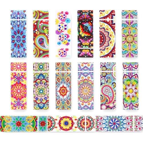 HUACAN Pencil Case Diamond Painting Mandala Stationery Box Special Shaped Diamond Embroidery Child Gift New Arrival