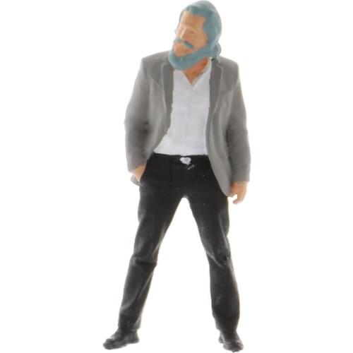 1/64 Resin People Figures Train Street Scene Sand Table Layouts Collectibles S