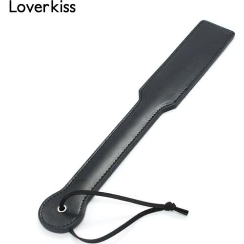 Loverkiss Fuax Leather Bondage Spanking Paddle Flirt Clap Slap Pat Erotic Slave Bdsm Toys,Adult Games Sex Toy for Women Men