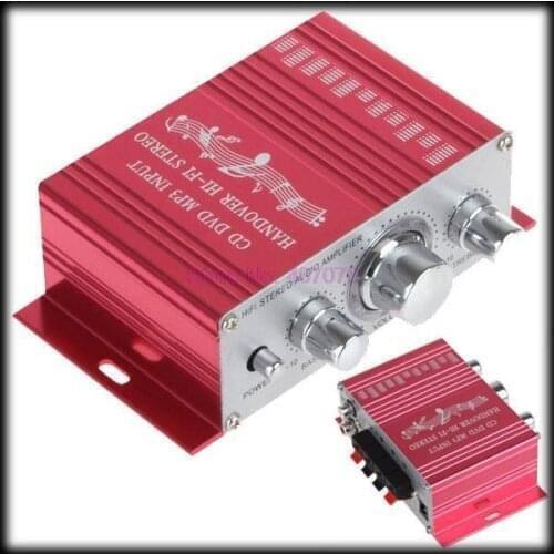 By DHL or Fedex 200pcs 12V HiFi Super Bass Stereo Audio Car Amplifier/ Auto Sound Enlarger car auto amplifiers