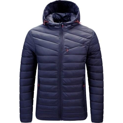 PARKLEES 2021 Winter Down Parkas Men Waterproof Warm Windbreak Puffer Jacket Hooded Plus Size Hoodies Quilted Coats