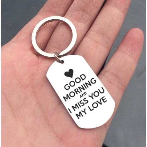 Valentines day gift romantic love gift letter Keychain small love gift anniversary present girlfriend boyfriend gift