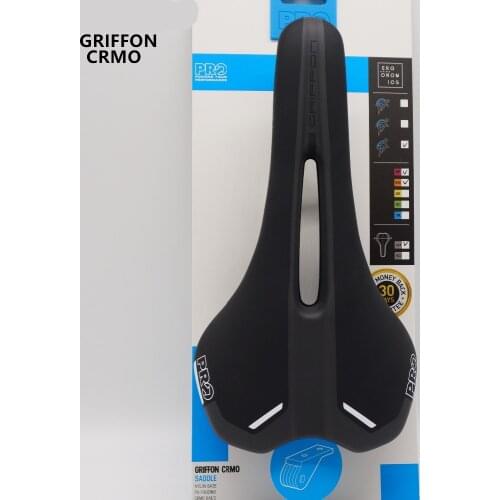 .PRO GRIFFON CRMO Mountain bike Road vehicle Road Race Saddle 142MM Seat - Black
