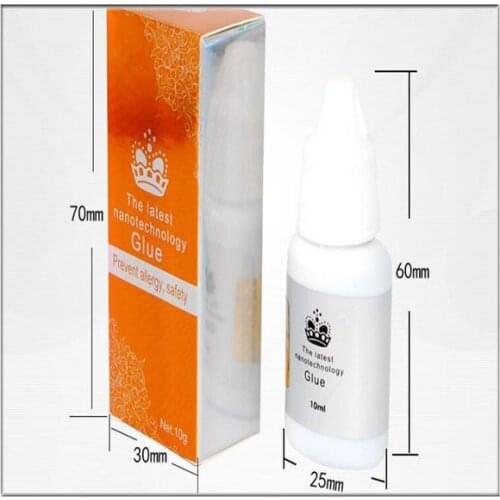 1 Pcs Factory Hot Sale 10ml Black Eyelash Glue Long Lasting Eyelash Adhesive By Free Shipping