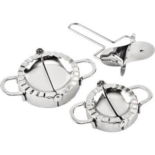 2pcs/Set Stainless steel Press Ravioli Dough Pastry Pie Dumpling Maker Kitchen Pastry Tools Baking Accessories Cooking Tools