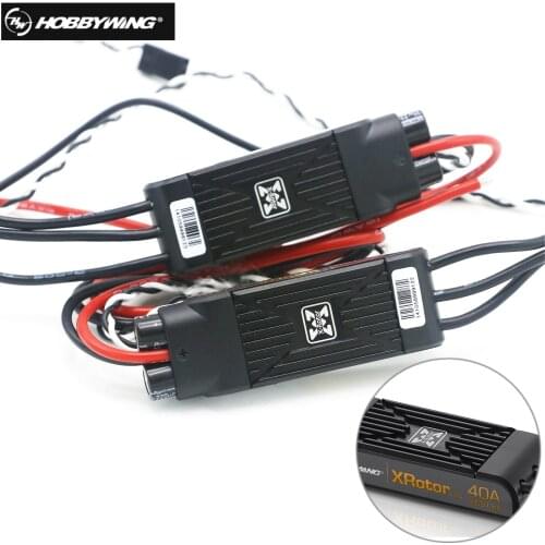 2pcs/Box Hobbywing XRotor Pro 40A ESC No BEC 3S-6S Lipo Brushless ESC DEO for RC Drone Multi-Axle Copter
