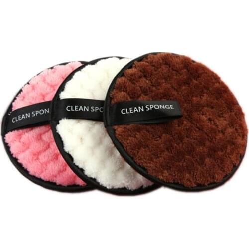 3/4Pcs Microfiber Cloth Pads Facial Makeup Remover Puff Face Cleansing Towel Reusable Cotton Double Layer Nail Art Cleaning Wipe