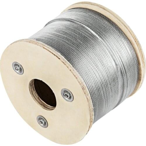 328 Feet) 1/8" Stainless Steel Cable Railing Wire Rope 1x19 T316