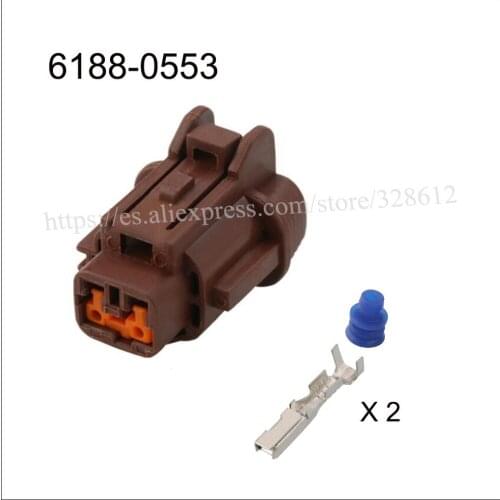 6185-0866/6188-0553 car wire male female cable Waterproof sheath 2pin connector automotive Plug socket include terminal seal