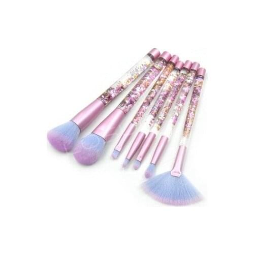 Glitter Diamond Crystal Handle Makeup Brushes Set Powder Foundation Eyebrow Face Make Up Brush Cosmetic Foundation Brush YH1968