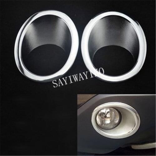 For Honda CR-V CRV Front Fog Light Lamp Bumper Foglight Trim Cover Cap Car Styling Shiny Sticker Accessories 2007 2008 2009