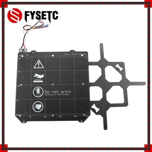 FYSETC Voron Switchwire 3d Printer Heated Bed 24V MK3 Y carriage For Prusa i3 MK3S MK52 and Voron Switchwire