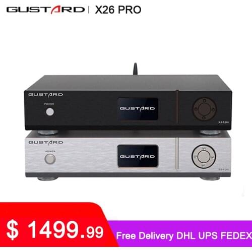Gustard DAC-X26PRO DAC ESS9038 PRO*2 Bluetooth 5.0 K2 Clock Synthesizer X26PRO DSD512 PCM768KHz Decoder