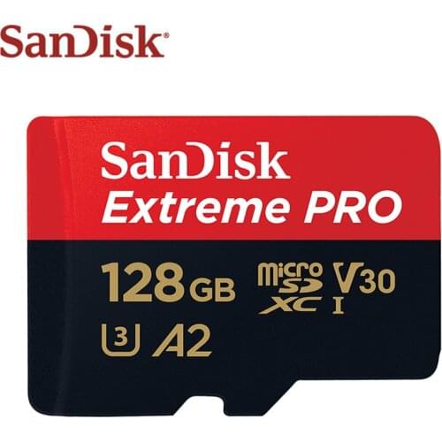 Original SanDisk Extreme Pro 128GB 256GB Micro SD Flash Card 400GB 512GB A2 U3 V30 SDXC Memory Card Max 170MB/s For 4K Drone