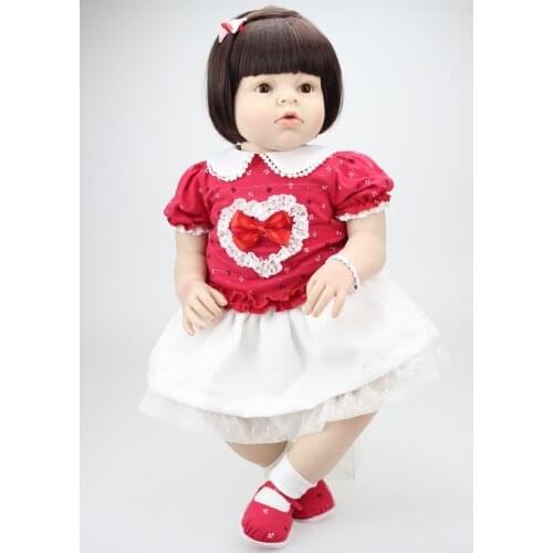 28" 70CM Reborn Baby Girl reborn toddler soft silicone vinyl doll bebe alive bonecas toys for girls gift