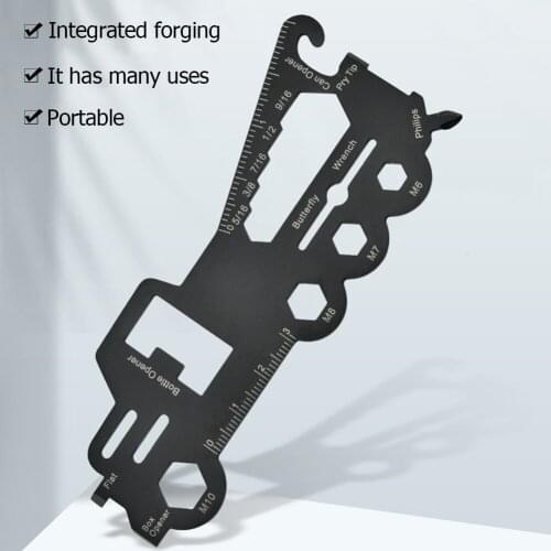 Wrench Gear Kit Opener Pocket Key Screwdriver Wrench Outdoor Multi purpose Belt Cutter Survive Wire Stripper multifunctional