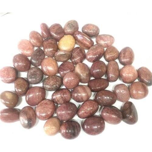 Natural Strawberry Crystal Tumbled Healing Gemstones For Decoration